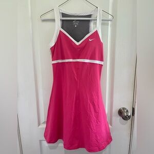 Nike Pink Tennis racquet golf summer beach small Dress